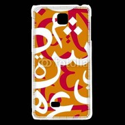 Coque LG F5 Paterne de lettres Arabes 140