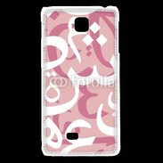 Coque LG F5 Paterne de lettres Arabes 160
