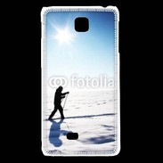 Coque LG F5 Ski de fond