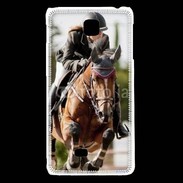 Coque LG F5 Jumping Equitation