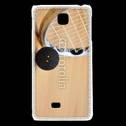 Coque LG F5 Squash raquette et balle