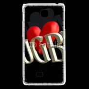 Coque LG F5 J'aime le rugby 2