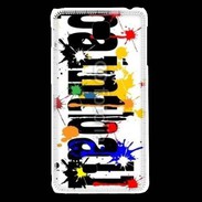 Coque LG F5 Paintball logo 1