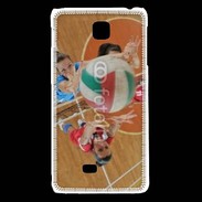 Coque LG F5 Joueuses de volleyball au filet