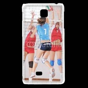 Coque LG F5 Joueuses de volleyball au filet 2