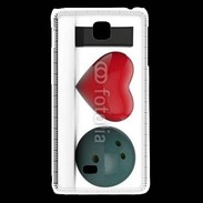 Coque LG F5 J'aime le Bowling