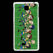 Coque LG F5 Cartoon rugby 1