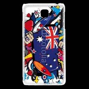 Coque LG F5 Graffiti Australie rugby