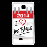 Coque LG F5 J'aime les bleus 2014