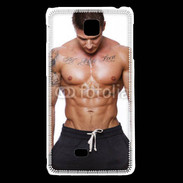 Coque LG F5 Brun musclé 1