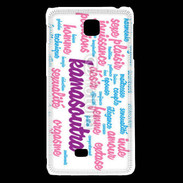 Coque LG F5 Nuage de mots sexy 3