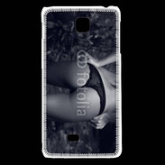 Coque LG F5 Belle fesse en noir et blanc 15