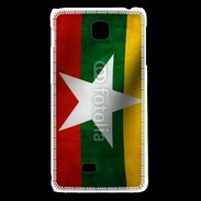 Coque LG F5 Drapeau Birmanie