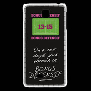 Coque LG F5 Obtenir le Bonus offensif-défensif Noir