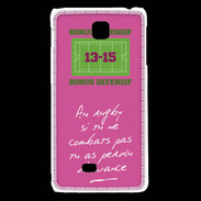 Coque LG F5 Le combat Bonus offensif-défensif Rose