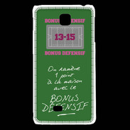 Coque LG F5 1 point bonus offensif-défensif Vert