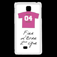 Coque LG F5 Deuxième ligne G Bonus offensif Blanc