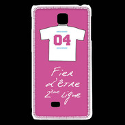 Coque LG F5 Deuxième ligne G Bonus offensif Rose
