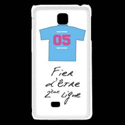 Coque LG F5 Deuxième ligne D Bonus offensif Blanc 2