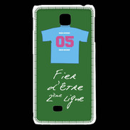 Coque LG F5 Deuxième ligne D Bonus offensif Vert 2