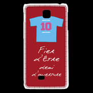 Coque LG F5 Demi d'ouverture Bonus offensif-défensif Rouge 2