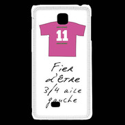 Coque LG F5 3/4 aile gauche Bonus offensif-défensif Blanc