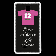 Coque LG F5 3/4 centre G Bonus offensif-défensif Noir