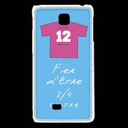 Coque LG F5 3/4 centre G Bonus offensif-défensif Bleu