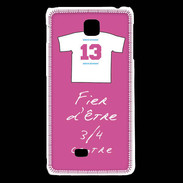 Coque LG F5 3/4 centre D Bonus offensif-défensif Rose