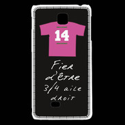 Coque LG F5 3/4 aile droit Bonus offensif-défensif Noir