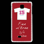 Coque LG F5 3/4 arrière Bonus offensif-défensif Rouge