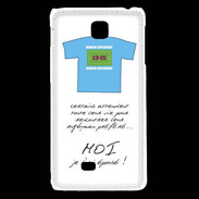 Coque LG F5 Moi je l'ai épousé Bonus offensif-défensif Blanc 2
