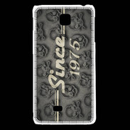 Coque LG F5 Since crane gris 1975