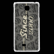 Coque LG F5 Since crane gris 2000