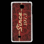 Coque LG F5 Since crane rouge 1973