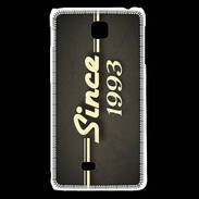 Coque LG F5 Since 1993 gris