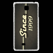 Coque LG F5 Since 1999 gris