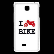 Coque LG F5 I love bike