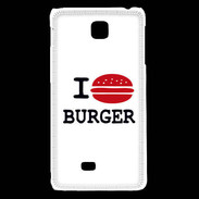 Coque LG F5 I love Burger