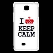 Coque LG F5 I love Keep Calm