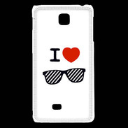 Coque LG F5 I love Lunette Fun 3
