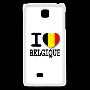 Coque LG F5 I love Belgique 2