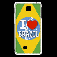 Coque LG F5 I love Brazil 3