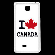Coque LG F5 I love Canada 2