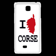Coque LG F5 I love Corse 3