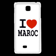 Coque LG F5 I love Maroc