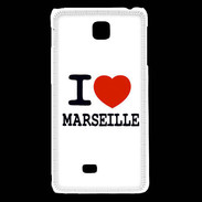 Coque LG F5 I love Marseille