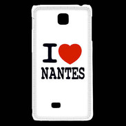 Coque LG F5 I love Nantes
