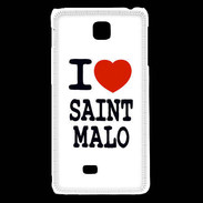 Coque LG F5 I love Saint Malo