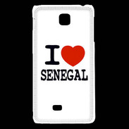 Coque LG F5 I love Sénégal